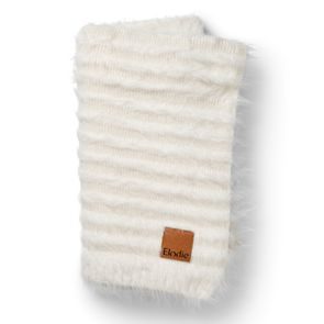 Elodie Details Pletená deka Furry Knit - Vanilla White