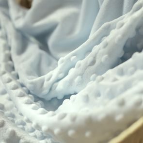 Interbaby Deka extra měkká Kuličky KRÉMOVÁ