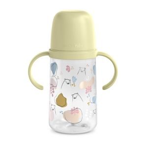 Suavinex Bear 2.láhev s oušky 270ml ZELENÁ