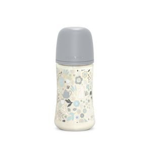Suavinex Wonderland kojenecká láhev 270ml LIBERTY MODRÁ