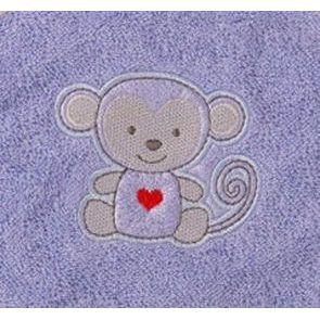 BIBS Kangaroo Osuška s kapucí BIO bavlna SAGE