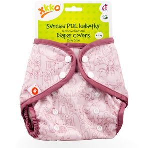 Kikko Svrchní PUL kalhotky XKKO One Size SAFARI MESA ROSE