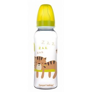 Canpol babies Láhev AFRIKA 250ml - ŽLUTÁ