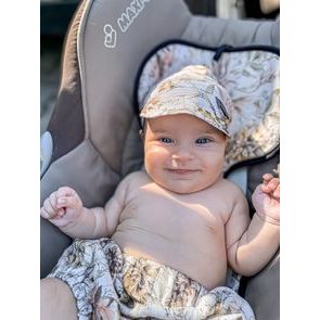 Makaszka Bambusová prodyšná podložka do autosedačky 0-18kg BEST MEMORIES