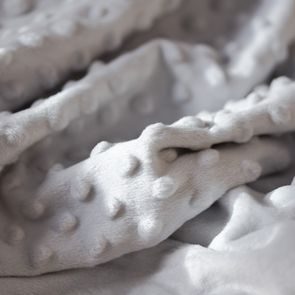 Interbaby Deka extra měkká Kuličky KRÉMOVÁ