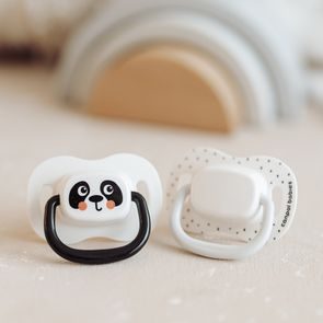 LOVI Dudlík 0-2m silikon dynamický Buddy Bear 2ks