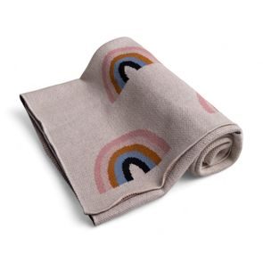 BabyMatex Pletená deka Rainbow (80x100) DUHA