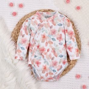 NINI Zavinovací body dlouhý rukáv Blossom KVĚTY