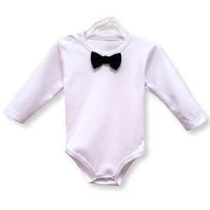 Mrofi Body dlouhý rukáv Gentleman motýlek TMAVĚ MODRÝ