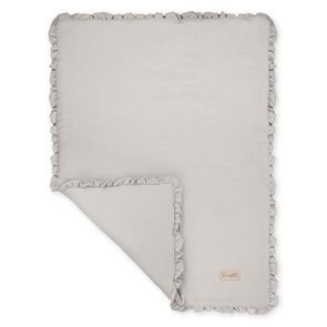 BabyOno Pletená dětská deka bavlněná BÉŽOVÁ