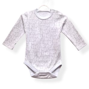 Lili Royal Baby Body dlouhý rukáv Teddies BÍLÁ