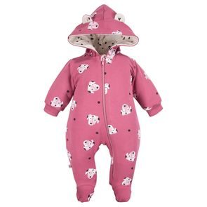 Eevi Kojenecká kombinéza overal Dogs&Spots TMAVĚ RŮŽOVÁ