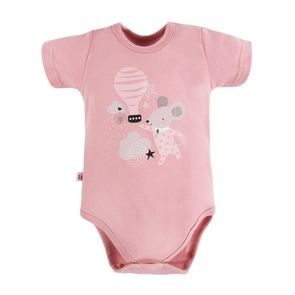 Eevi Body krátký rukáv Mellow RŮŽOVÉ