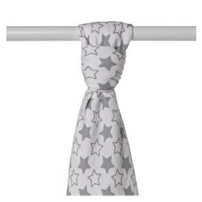 Kikko Bambusová osuška XKKO®BMB 90x100cm LITTLE STARS SILVER