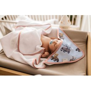 Albero Mio Bambusová osuška s kapucí (CP1) RETRO FLOWERS