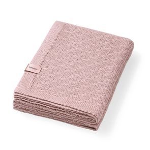 BabyOno Pletená dětská deka bambusová RŮŽOVÁ