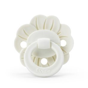 Elodie Details Dudlík Binky Bloom kaučuk 0-6m Vanilla White