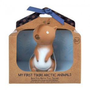 Tikiri Arctic Chrastítko/kousátko z přírodní gumy LEDNÍ MEDVĚD