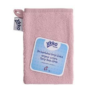 Kikko BIO bavlněná froté žínka XKKO Organic BABY PINK