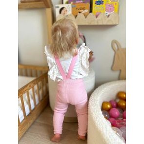 Bunnykids Legíny s kšandami RŮŽOVÁ