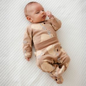 Eevi Body dlouhý rukáv se srdíčky Love BORDÓ