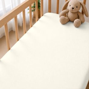 Pro Mrňousky Prostěradlo do postýlky jersey 120x60 cm KRÉMOVÉ