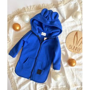 Bunnykids Mikino-kabátek NEW Medvídek Modrá
