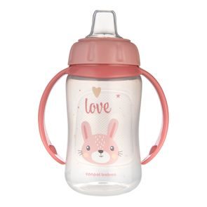BIBS Hrnek se silikonovým pítkem 150ml BLUSH 6m+