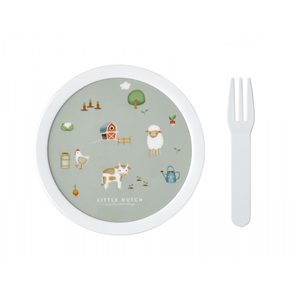 Mushie Silikonový pohárek na snack POWDER BLUE