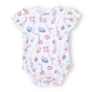 NINI Zavinovací body krátký rukáv Ocean Girl MOŘSKÁ ZVÍŘÁTKA