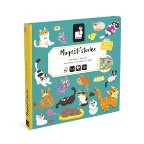 Janod Magnetická kniha Magnetistories KOČKY