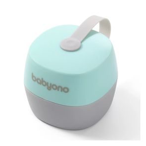 BabyOno Box na dudlík MINT/ŠEDÁ