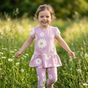 Le Bebe Šaty s volánky Akvarelové květy