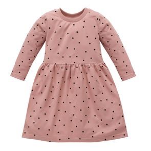 PINOKIO Šaty Tres Bien puntíky STARORŮŽOVÁ