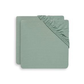 Jollein Prostěradlo napínací 2ks jersey 120x60 Ash Green