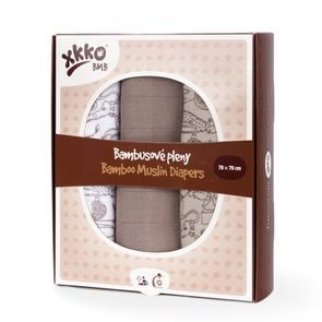 Kikko Bambusové pleny XKKO®BMB 70x70cm Safari ATMOSPHERE MIX