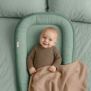 Albero Mio Bambusová osuška s kapucí (CP1) RETRO FLOWERS