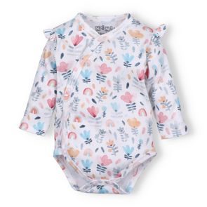 NINI Zavinovací body dlouhý rukáv Rainbow Garden VZOROVANÉ