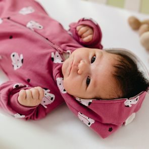 Eevi Body dlouhý rukáv se srdíčky Love BORDÓ