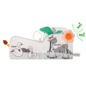 Akuku Kontrastní senzorická knížka ZOO