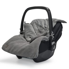 Jollein Fusak do autosedačky Basic Knit STONE GREY