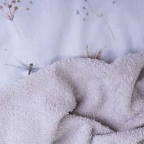 BabyMatex Osuška s kapucí 100x100cm Bamboo Design č.10 RŮŽOVÁ