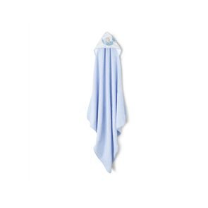 Interbaby Osuška froté + bryndák Zvířátka MODRÁ