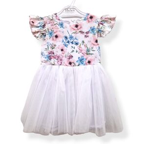 PINOKIO Šaty Tres Bien puntíky KRÉMOVÁ