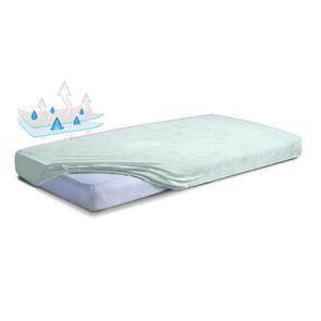 BabyMatex Nepromokavé froté prostěradlo 140x70cm SVĚTLÝ MINT