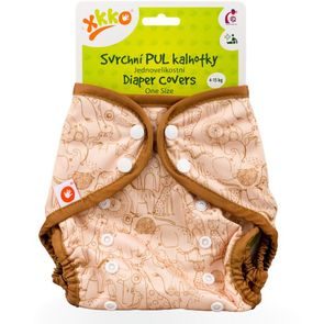 Kikko Svrchní PUL kalhotky XKKO One Size SAFARI HONEY MUSTARD
