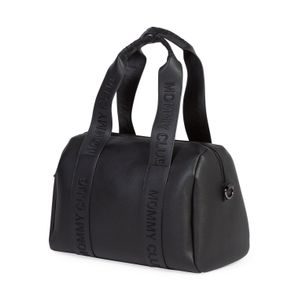 Childhome Přebalovací taška Mommy Club Signature Vegan Leather Black