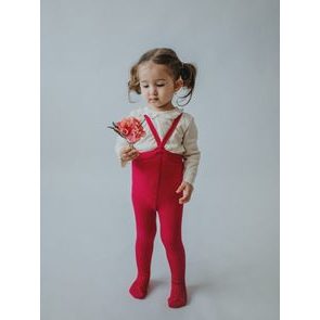 Tatrasvit Punčocháče s kšandami 100% bavlna HNĚDÁ