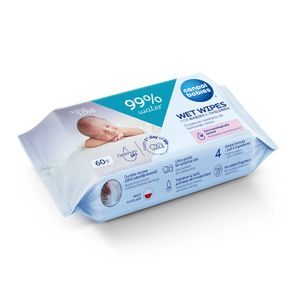 Canpol Babies Dětské vlhčené ubrousky 99% vody 60ks