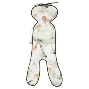 Makaszka Bambusová prodyšná podložka do autosedačky 9-36kg SAVANNA